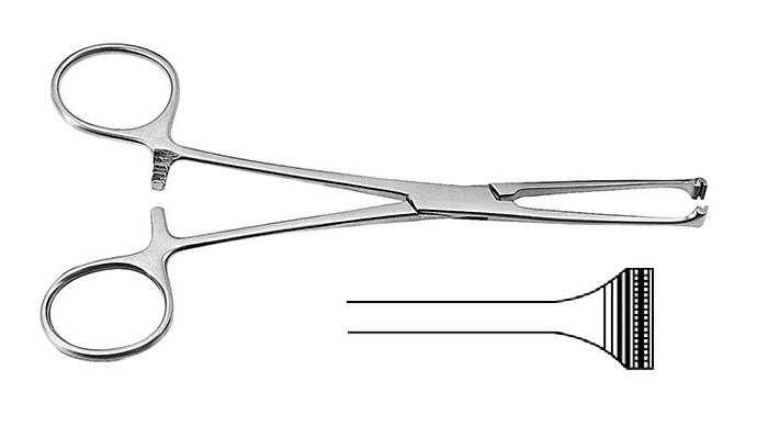 ALLIS Щипці кишкові; прямі; атравматичні; 25,0см. Tontarra Medizintechnik GmbH